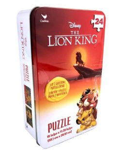 CARDINAL CASSE-TÊTE 24 PIÈCES - LE ROI LION DE DISNEY DANS UNE BOÎTE DE RANGEMENT EN RELIEF #6054163